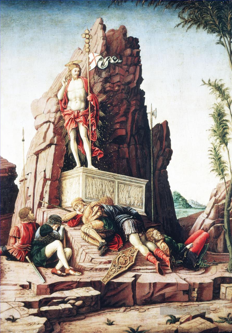 die Auferstehung Renaissance Maler Andrea Mantegna Ölgemälde